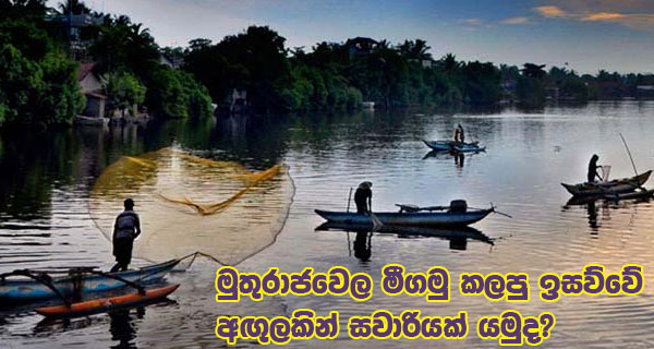 මුතුරාජවෙල මීගමු කලපු ඉසව්වේ අඟුලකින් සවාරියක් යමුද?