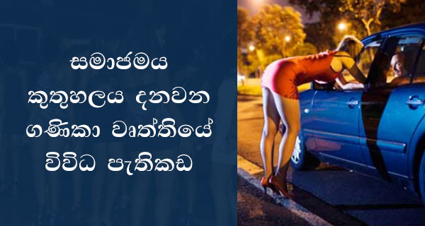 සමාජමය කුතුහලය දනවන ගණිකා වෘත්තියේ විවිධ පැතිකඩ