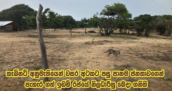 කැබිනට් අනුමැතියෙන් වසර අටකට පසු පානම ජනතාවගෙන් පැහැර ගත් ඉඩම් රජයේ නිලධාරීහු බෙදා ගනිති