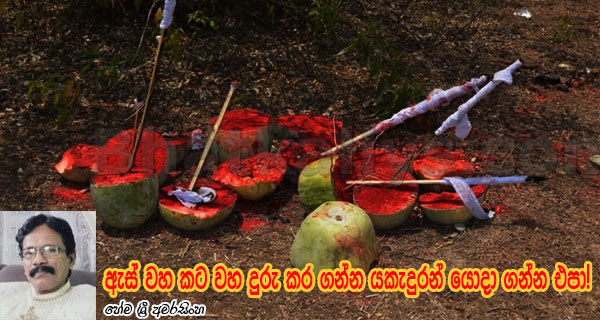 ඇස් වහ කට වහ දුරු කර ගන්න යකැදුරන් යොදා ගන්න එපා!