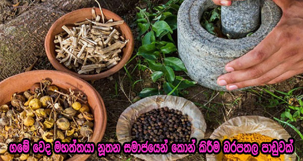 ගමේ වෙද මහත්තයා නූතන සමාජයෙන් කොන් කිරීම බරපතල පාඩුවක්