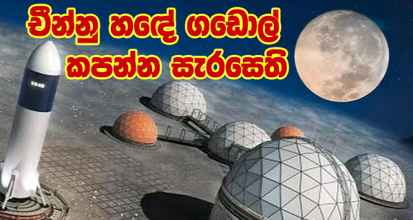 චීන්නු හඳේ ගඩොල් කපන්න සැරසෙති